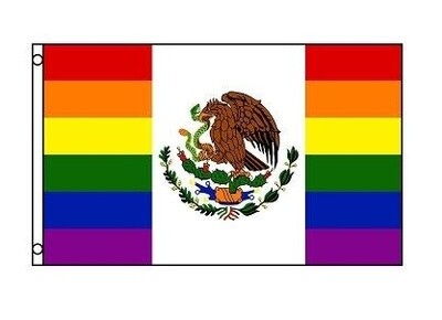 MEXICAN PRIDE 3X5' CLOTH (NON NYLON) FLAG