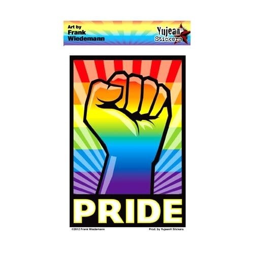 PRIDE FIST STICKER