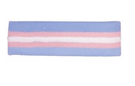TRANS PRIDE TERRY CLOTH HEADBAND