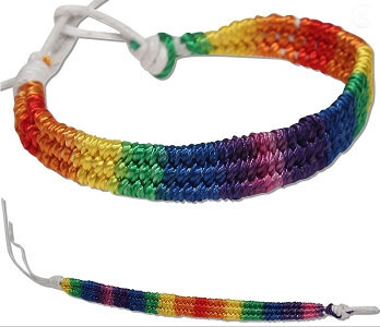 BRAIDED RAINBOW BRACELET