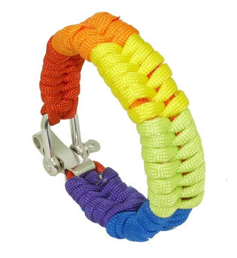 RAINBOW PARACORD BRACELET