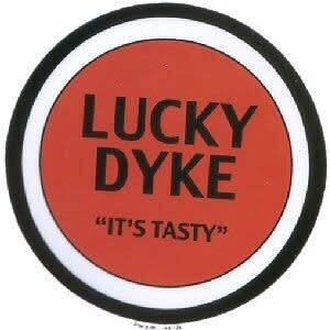 LUCKY DYKE STICKER