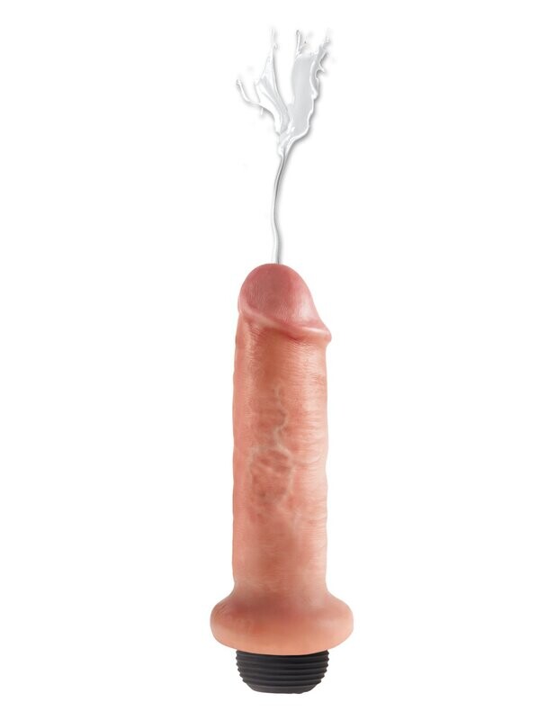 KING COCK SQUIRTIN 6" FLESH