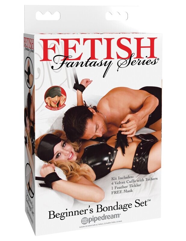 FETISH FANTASY BEGINNER BONDAGE SET BLACK