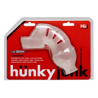 HUNKY JUNK LOCKDOWN SILICONE CHASTITY CAGE HUNKY JUNK LOCKDOWN SILICONE CHASTITY CAGE
