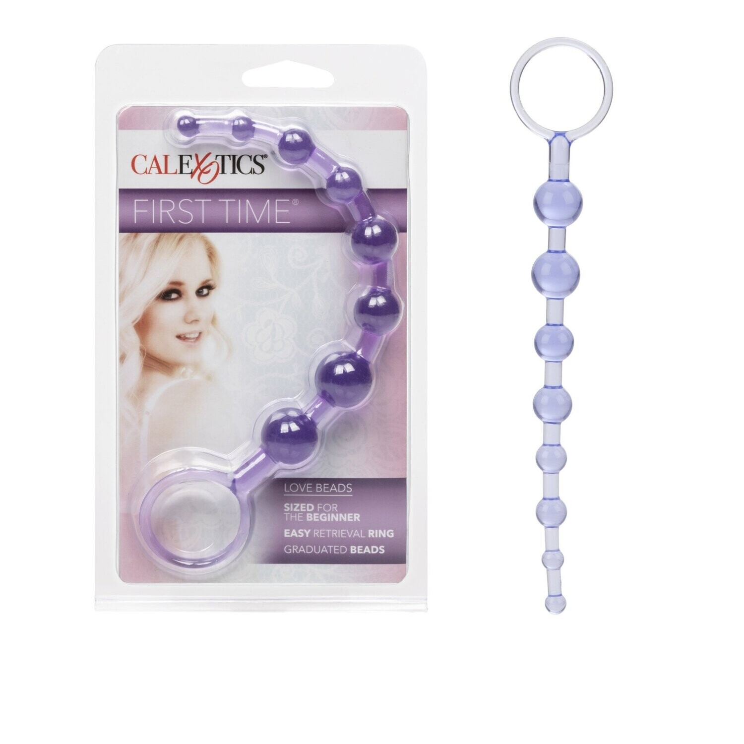 FIRST TIME LOVE ANAL BEADS PURPLE