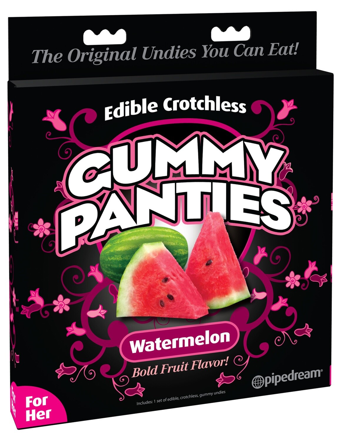 EDIBLE CROTCHLESS PANTIES FOR HER GUMMY WATERMELON