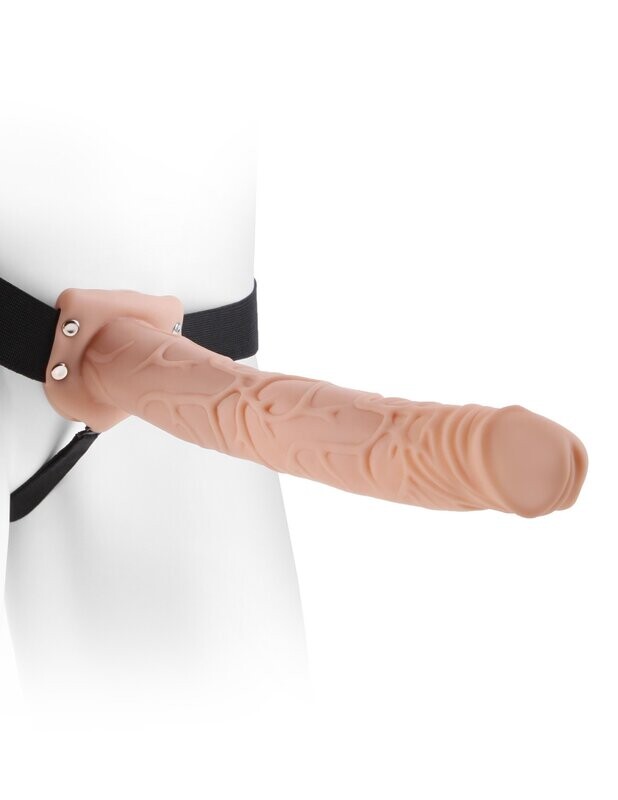 FETISH FANTASY HOLLOW STRAP ON FLESH 11"