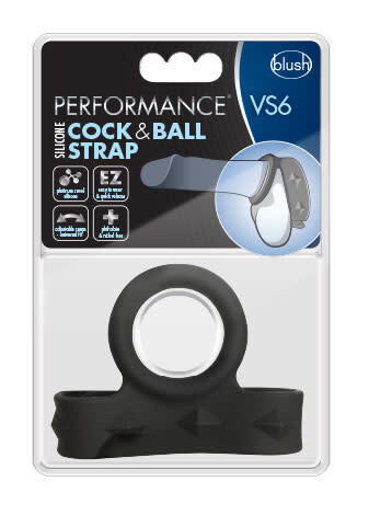 PERFORMANCE VS6 SILICONE COCK & BALL STRAP