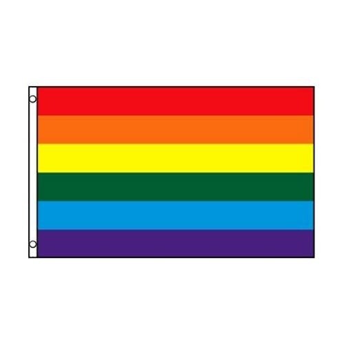 RAINBOW POLYESTER FLAG