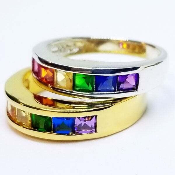 NARROW BAND PRIDE RING