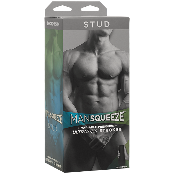 MAN SQUEEZE STUD ASS VANILLA