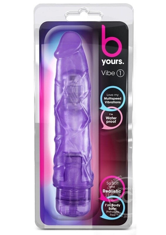 BE YOURS VIBE #1 VIBRATING DILDO 9"