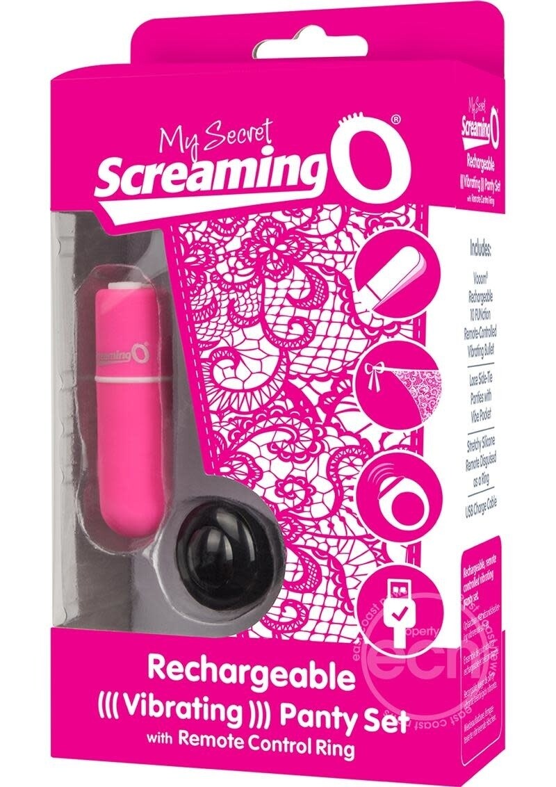 MY SECRET RECHARGEABLE PANTY VIBE SCREAMING O PINK