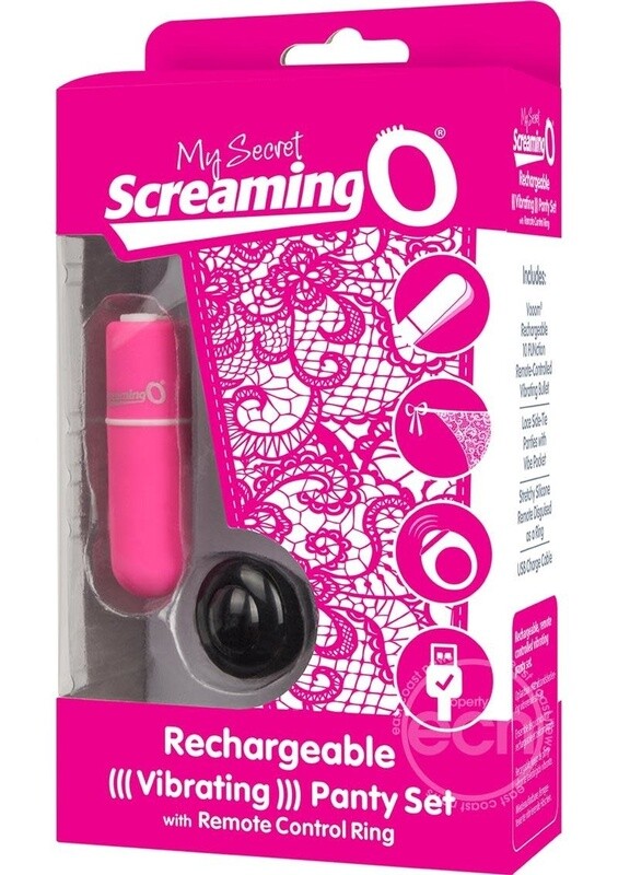 MY SECRET RECHARGEABLE PANTY VIBE SCREAMING O PINK