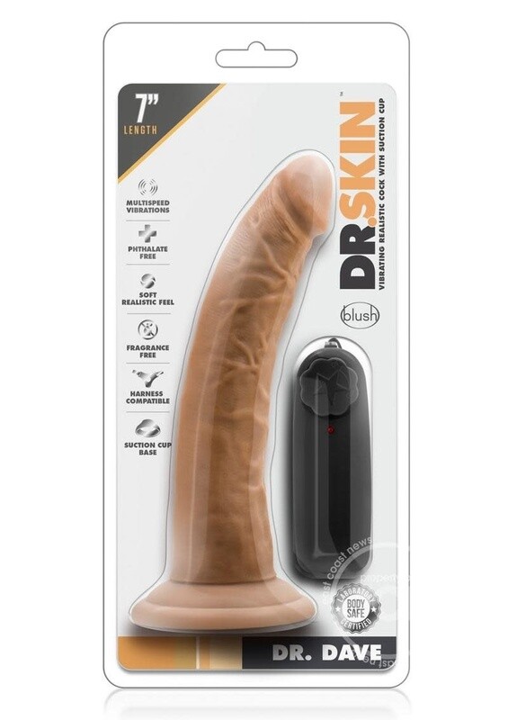 DR SKIN DR DAVE VIBE WITH SUCTION 7"