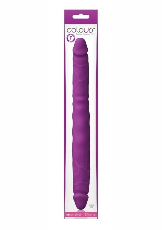 COLOURS DOUBLE PLEASURE SILICONE 12"