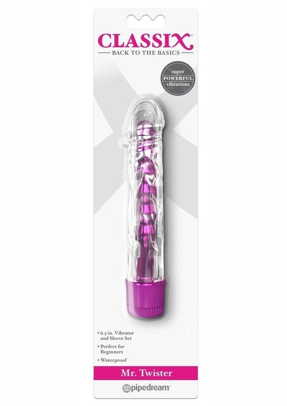CLASSIX MR. TWISTER VIBRATOR WITH SLEEVE