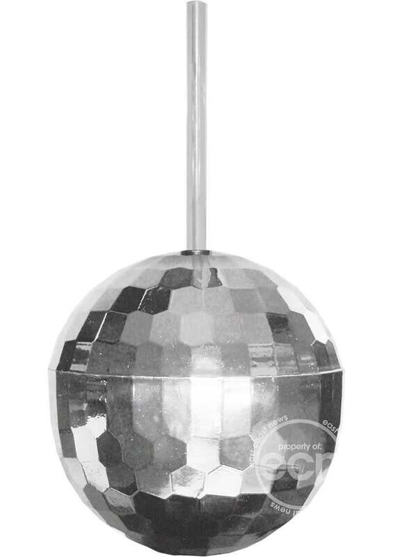 DISCO BALL CUP SILVER 12oz