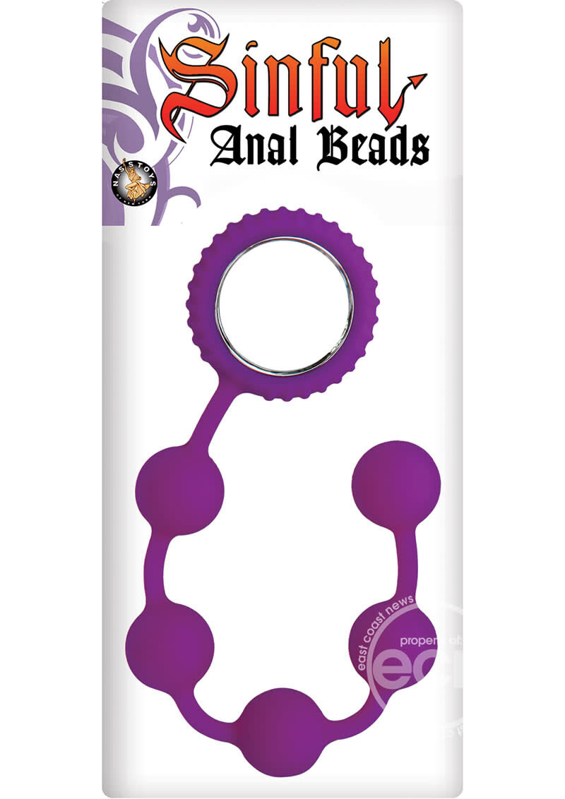 SINFUL ANAL BEADS PURPLE