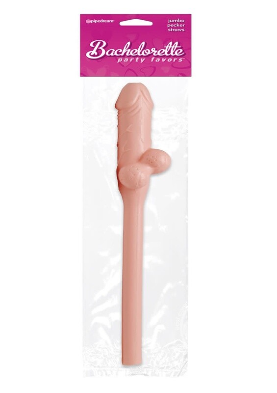 JUMBO SUCKING STRAW,FLESH