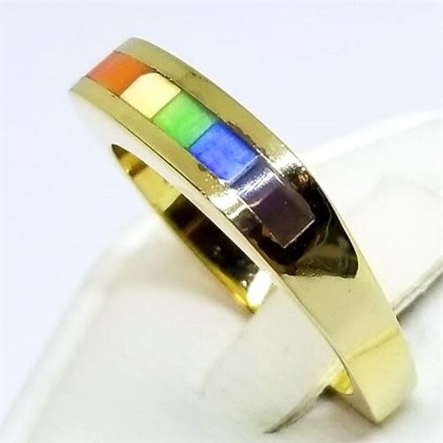 PRIDE-RING, CATEYE, GOLD  SIZE 11