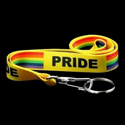 PRIDE RAINBOW LANYARD