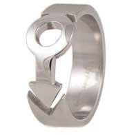 STAINLESS CUT OUT MALE SYMBOL RING