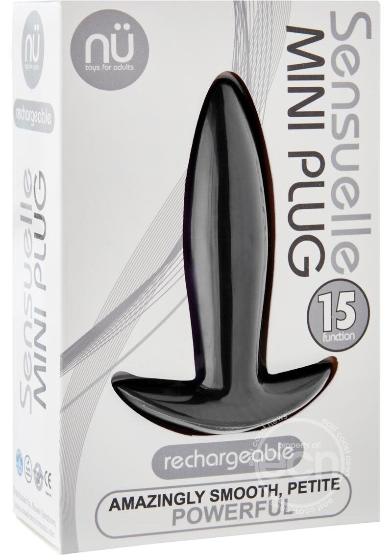 SENSUELLE MINI 15 FUNCTION RECHAREABLE VIBRATING PLUG SENSUELLE MINI 15 FUNCTION RECHAREABLE VIBRATING PLUG