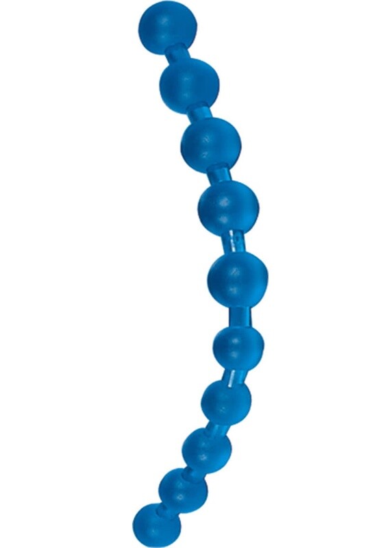 JUMBO THAI ANAL BEADS BLUE