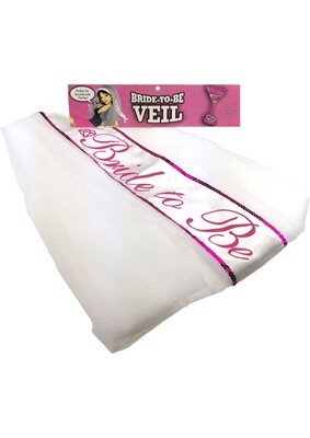 MISS BRIDE TO BE VEIL WHITE