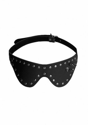 OUCH! EYE MASK W/SKULLS & SPIKES - 30% OFF