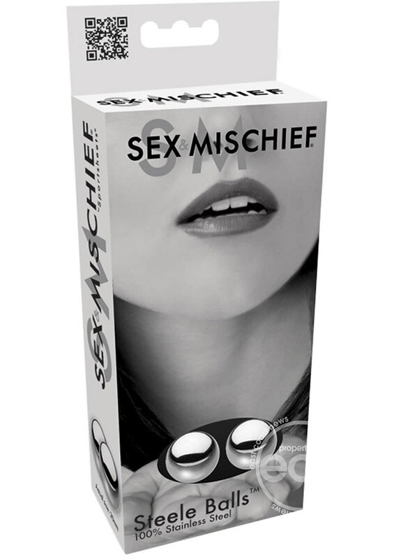 SEX & MISCHIEF STEELE BALLS STAINLESS STEELE KEGAL BALLS