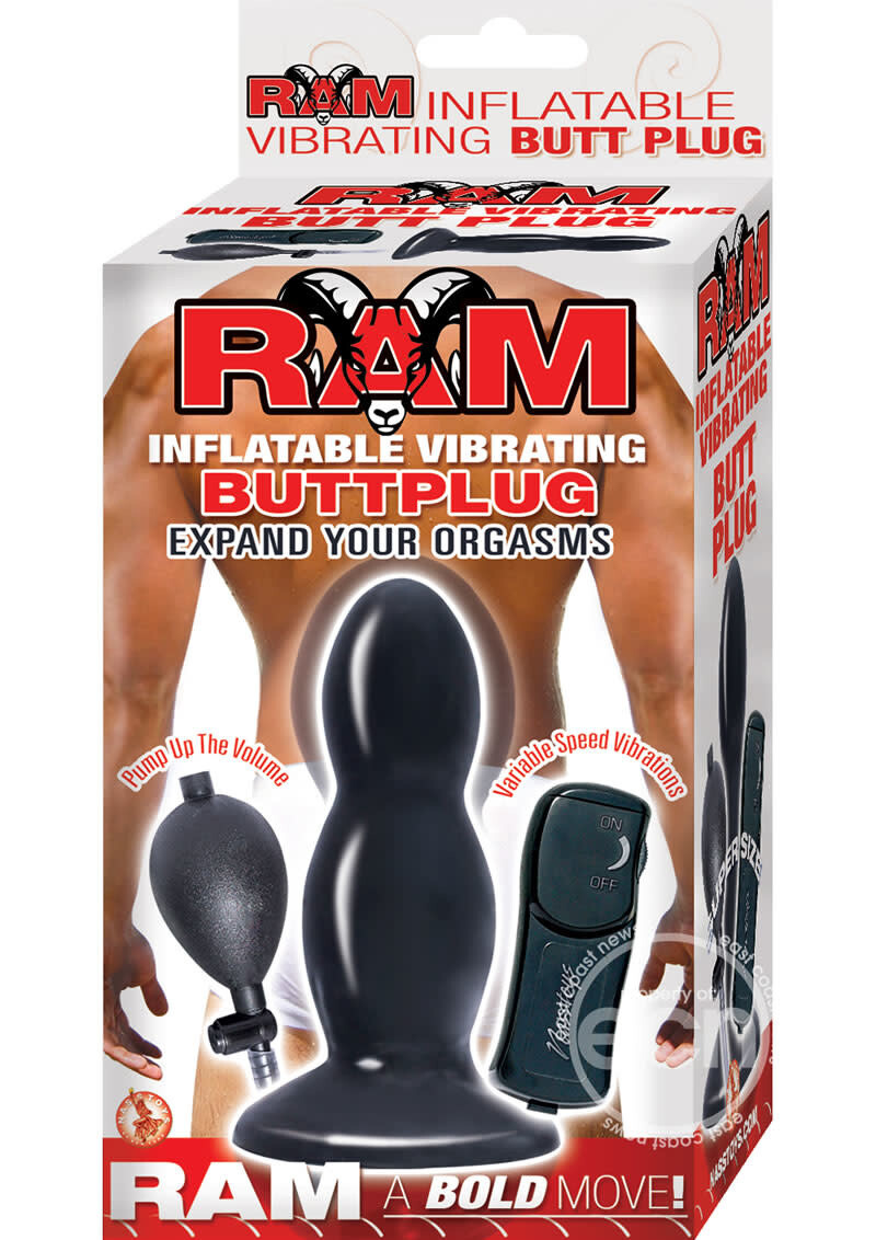 RAM INFLATABLE VIBRATING PLUG