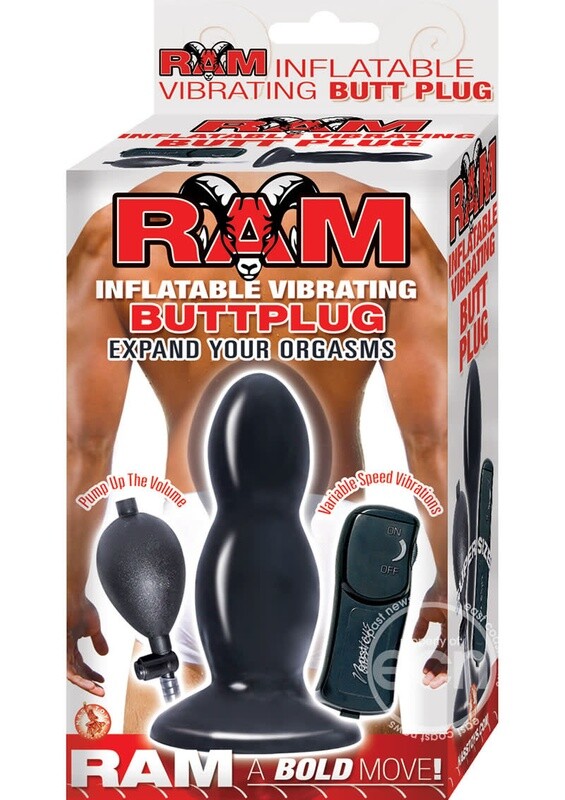 RAM INFLATABLE VIBRATING PLUG