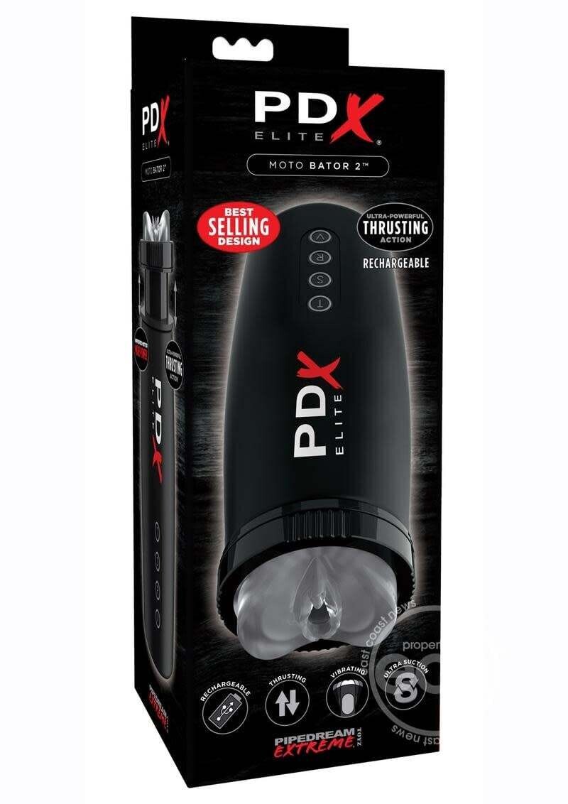 PDX ELITE MOTO BATOR 2 RECHARGEABLE PUSSY MASTURBATOR