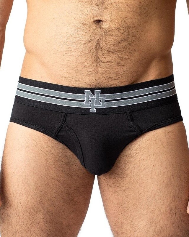 NASTY PIG INTERLOCK BRIEF BLACK