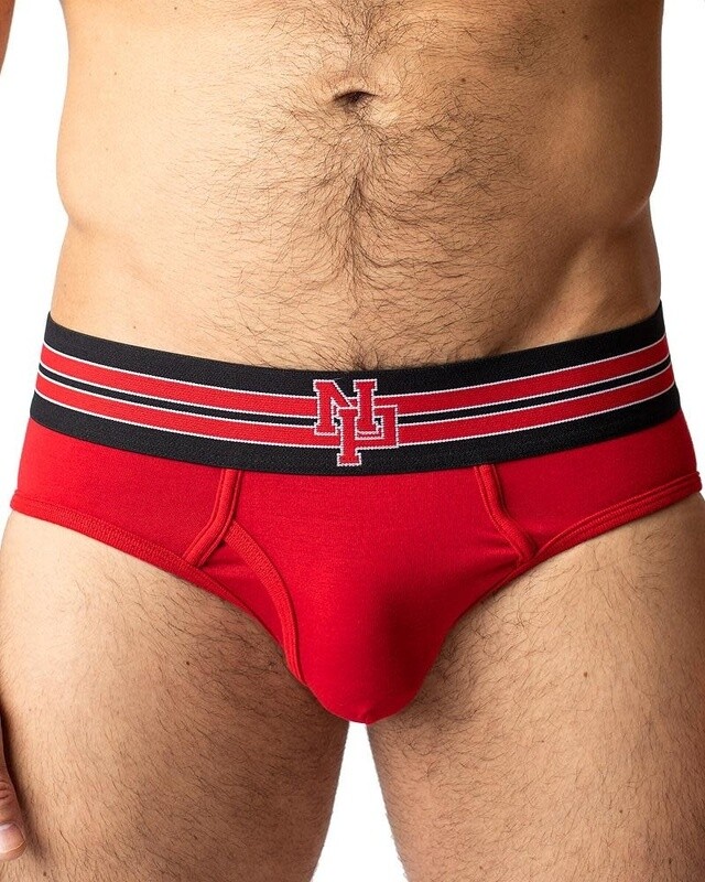 NASTY PIG INTERLOCK BRIEF RED