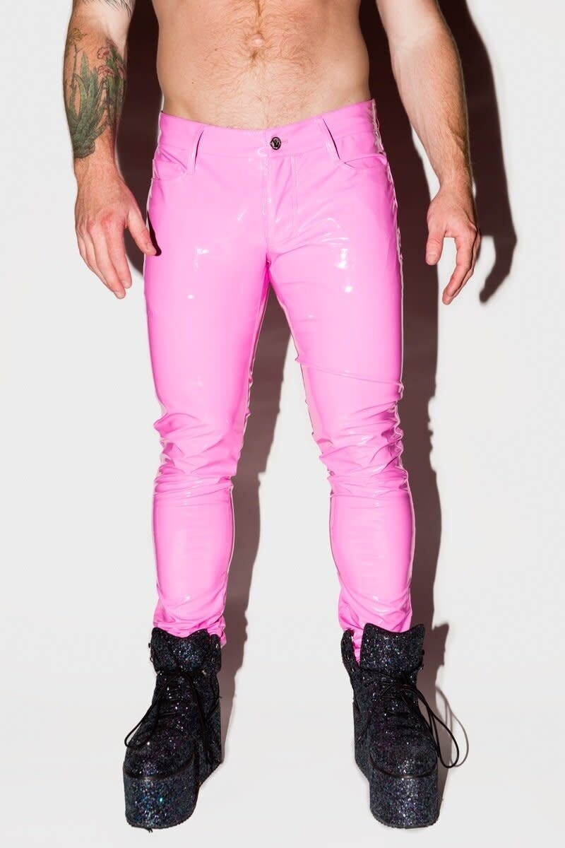 HORSE & HORN BONE FIT KENS HOT PINK PANTS