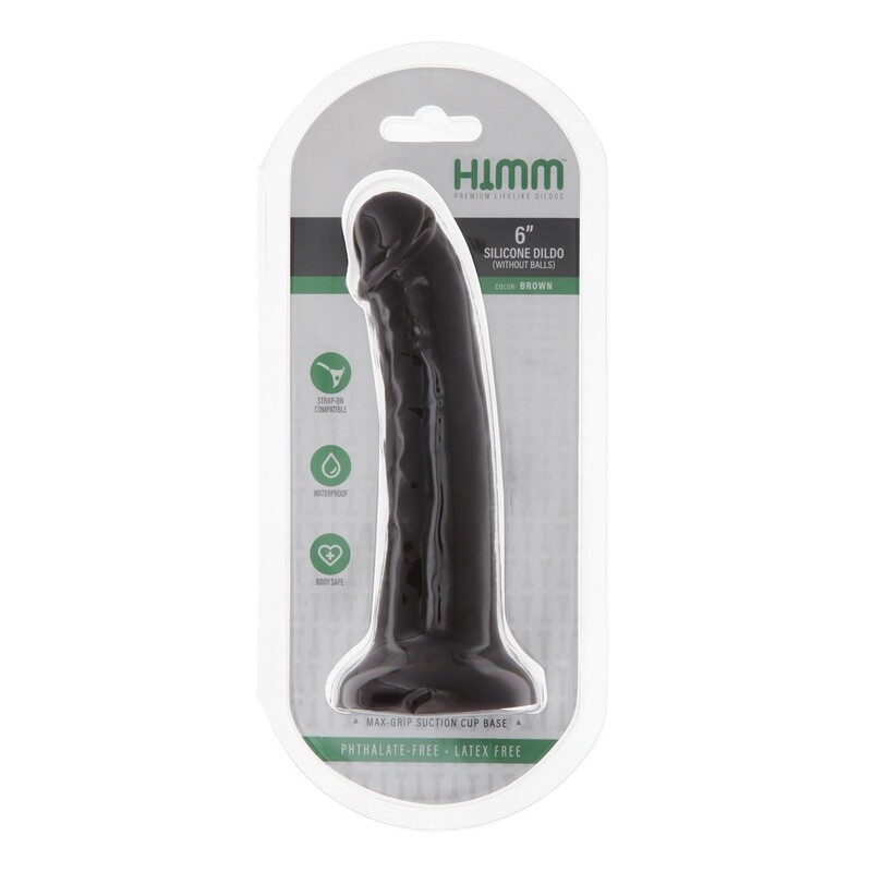 HIMM 6 inch SILICONE DILDO  