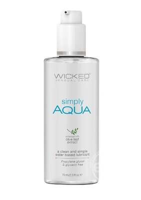 WICKED SIMPLY AQUA WATER BASED WITH OLIVE LEAF EXTRACT