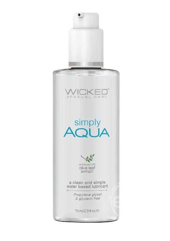 WICKED SIMPLY AQUA WATER BASED WITH OLIVE LEAF EXTRACT