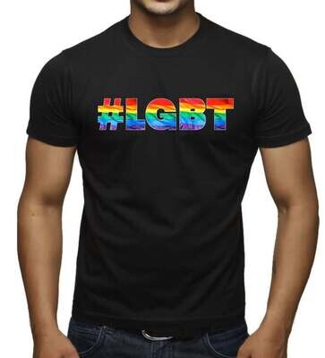 RAINBOW #LGBT T SHIRT