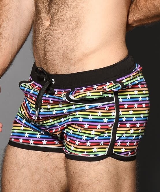 AC PRIDE STARS SWIM SHORTS