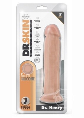DR. SKIN PLATINUM COLLECTION SILICONE DR. HENRY DILDO 9 DR. SKIN PLATINUM COLLECTION SILICONE DR. HENRY DILDO 9"