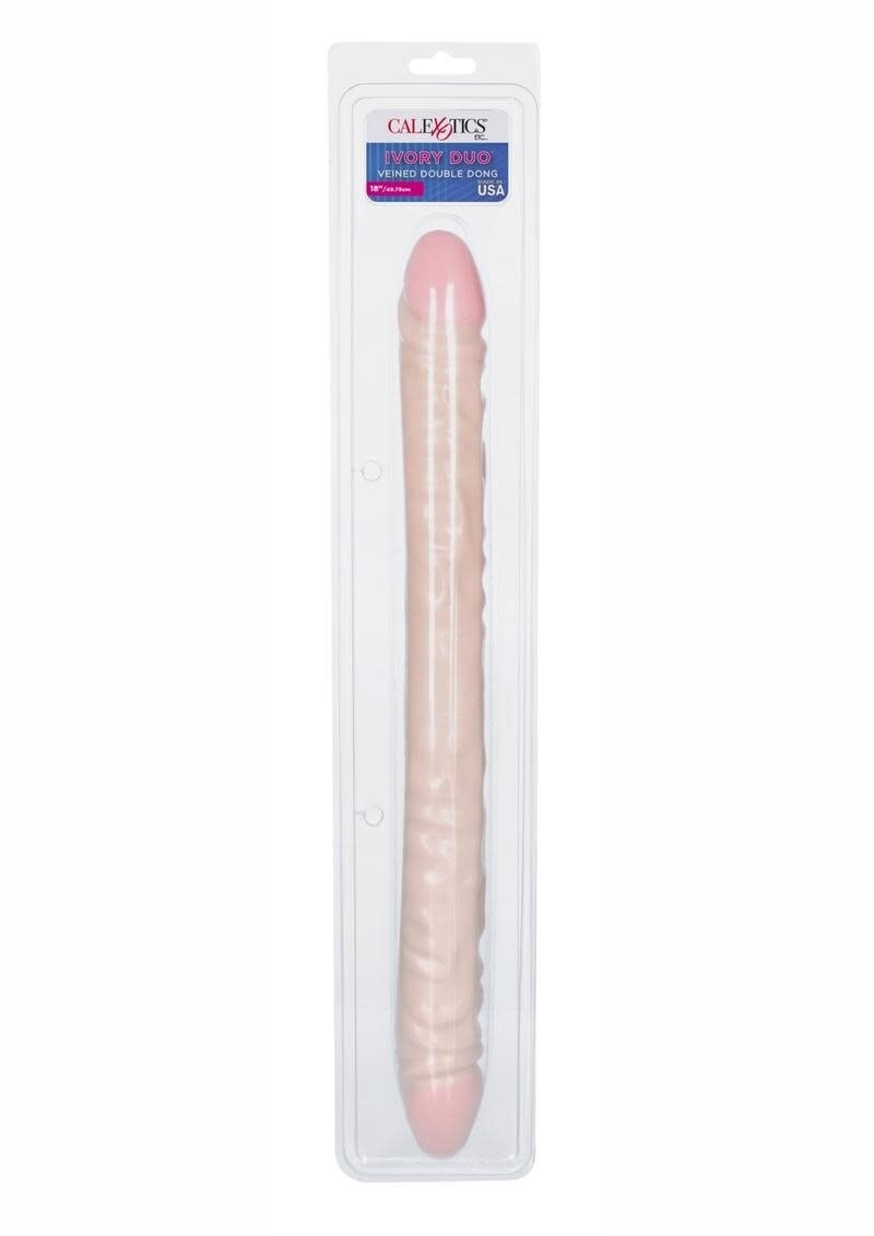 DUO VEINED DBLE 18" IVORY