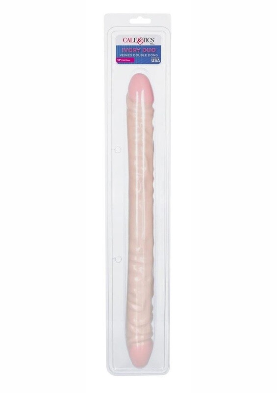 DUO VEINED DBLE 18" IVORY