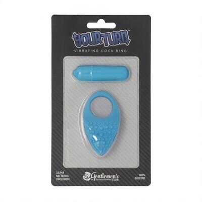YOUR TURN VIBRATING  COCK RING/FINGER VIBE