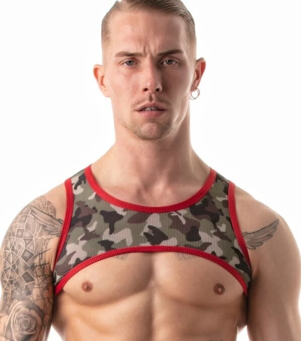 LEADER CAMO WARRIOR HARNESS RED