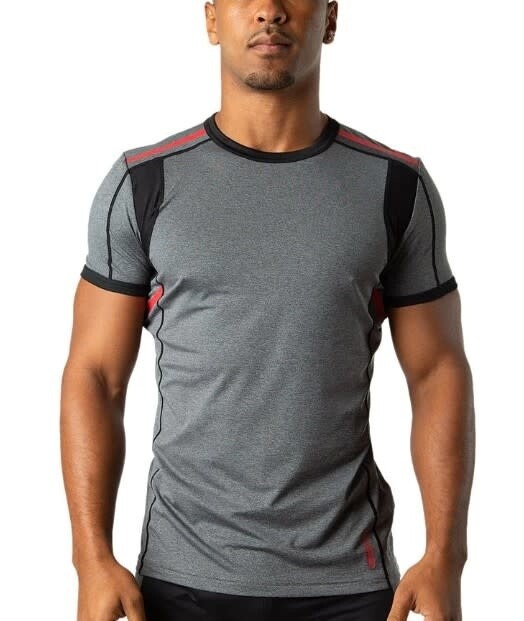 NASTY PIG IMPACT SHIRT HEATHER GREY